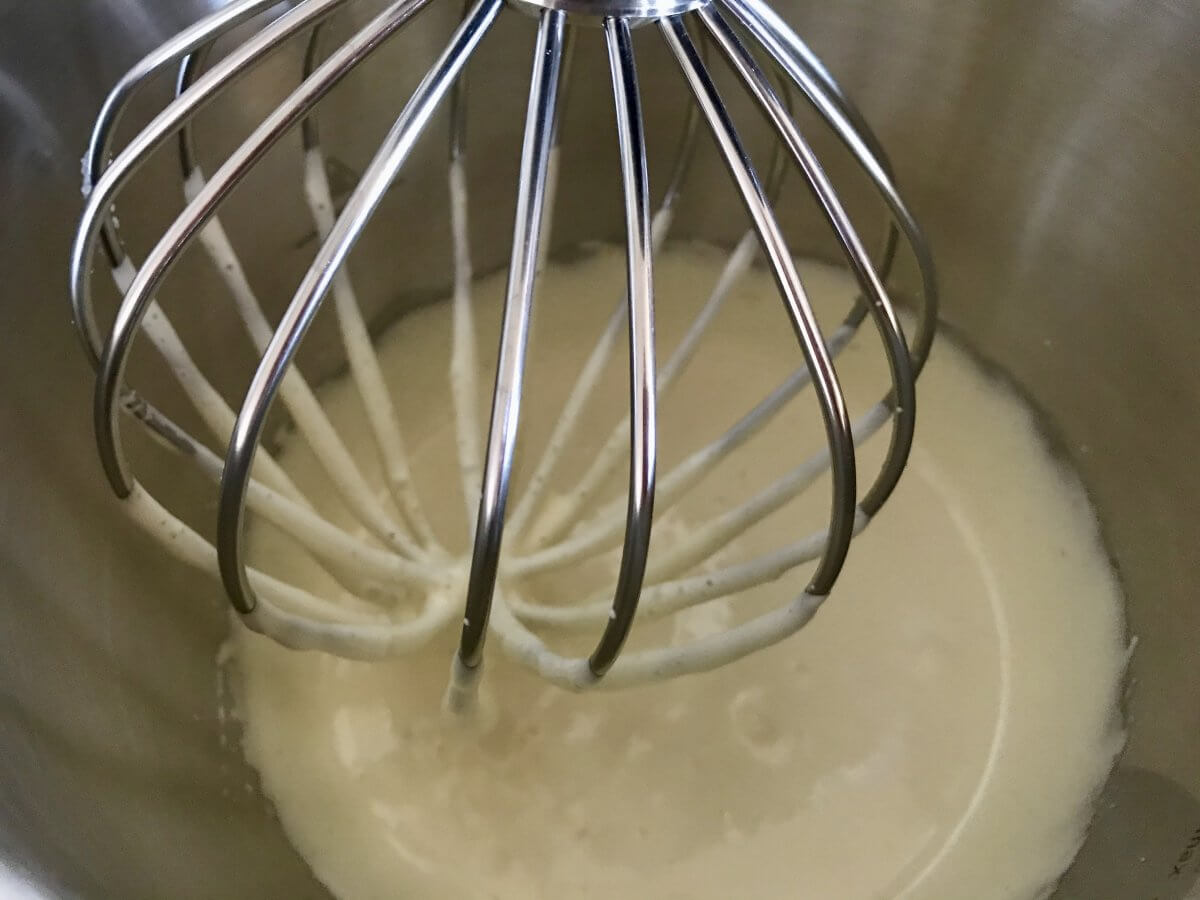 Mechový dort výroba těsta1
